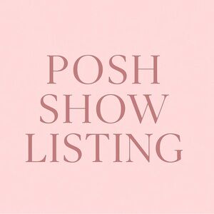 Posh Show Listing